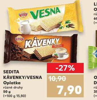 Kaufland Sedita kávenky / vesna nabídka