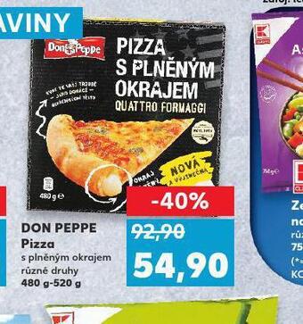 Kaufland Don peppe pizza nabídka