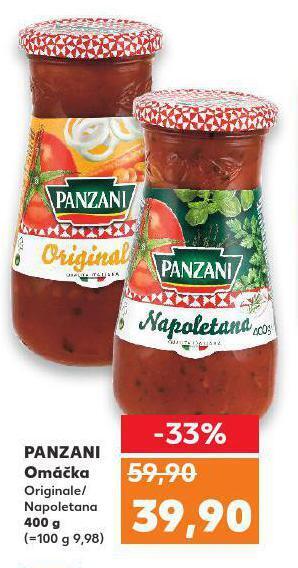 Kaufland Panzani omáčka nabídka