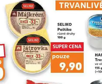 Kaufland Deliko paštika nabídka