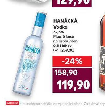 Kaufland Hanácká vodka nabídka