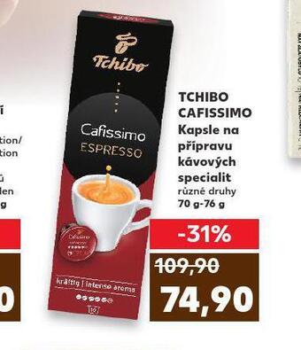 Kaufland Tchibo cafissimo kapsle nabídka