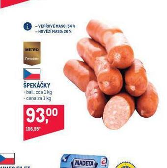Makro Špekáčky nabídka