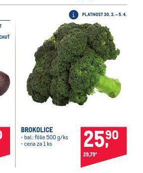 Makro Brokolice nabídka