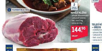 Makro Hovězí kližka nabídka