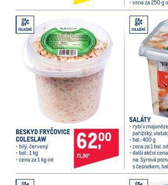 Makro Beskyd fryčovice coleslaw nabídka