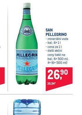 Makro San pellegrino nabídka