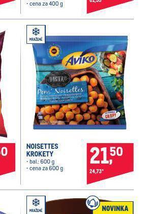 Makro Noisettes krokety nabídka