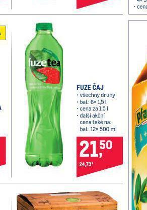 Makro Fuze tea nabídka