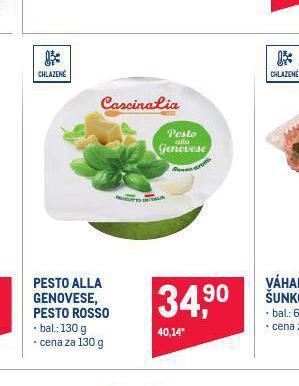 Makro Pesto alla genovese, pesto rosso nabídka
