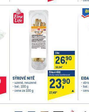 Makro Sýrové nitě nabídka