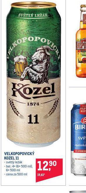 Makro Pivo velkopopovický kozel 11 nabídka