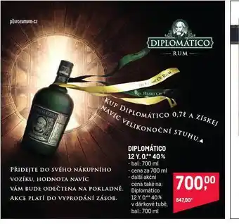 Makro Diplomático 12 y.o. nabídka