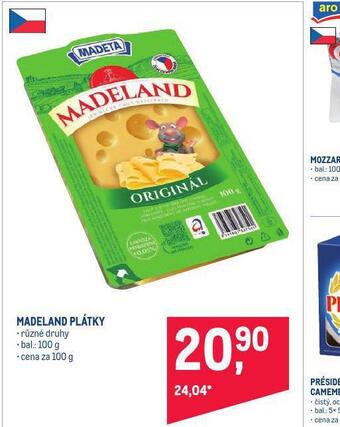 Makro Madeland plátky nabídka