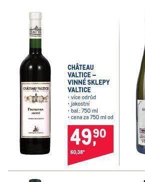 Makro Chateau valtice - vinné sklepy valtice nabídka