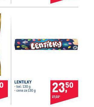 Makro Lentilky nabídka