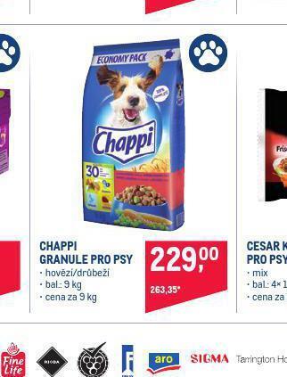 Chappi granule pro psy