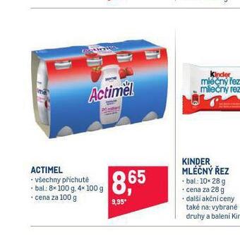 Makro Actimel nabídka