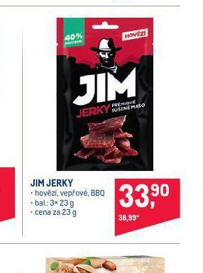 Makro Jim jerky nabídka