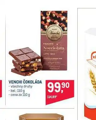 Makro Venchi čokoláda nabídka