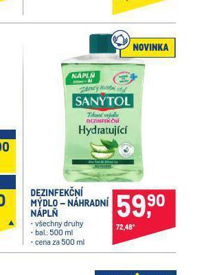 Makro Dezinfekční mýdlo - náhradní náplň nabídka