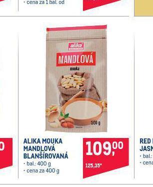 Makro Alika mouka mandlová blanšírovaná nabídka
