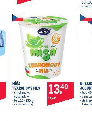 Makro Míša tvarohový mls nabídka
