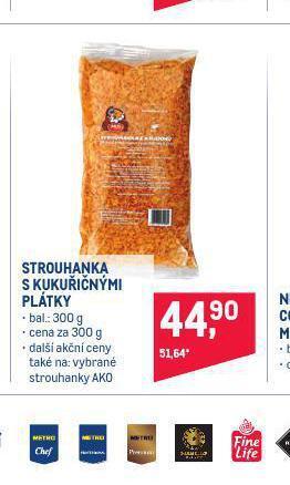Makro Strouhanka s kukuřičnými plátky nabídka
