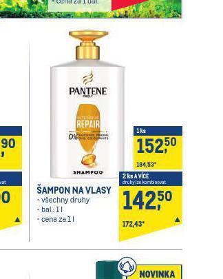 Makro Pantene šampon nabídka
