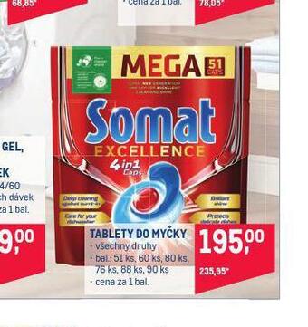 Makro Somat tablety do myčky nabídka