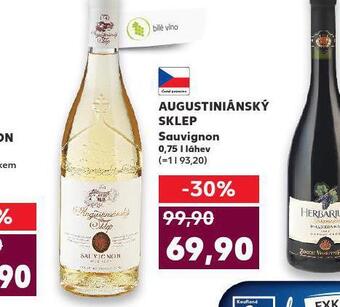 Kaufland Augustiánský sklep sauvignon nabídka
