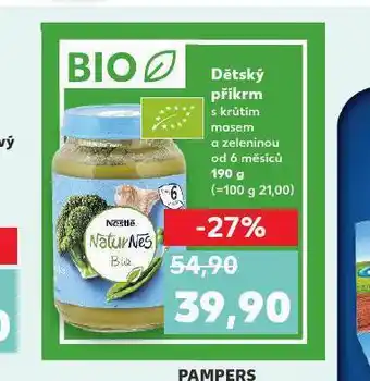 Kaufland Dětský příkrm nabídka