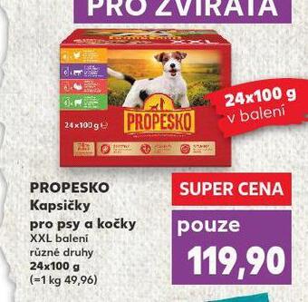 Kaufland Propesko kapsičky pro psy nabídka