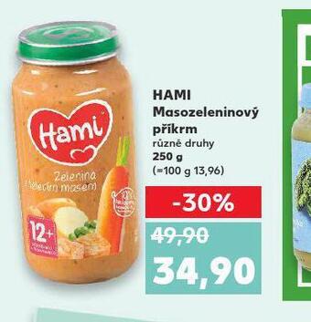 Kaufland Hami masozeleninový příkrm nabídka