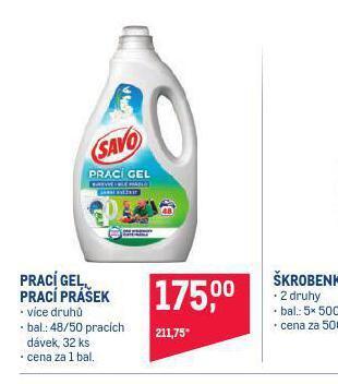 Makro Savo prací gel nabídka