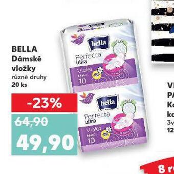 Kaufland Bella dámské vložky nabídka