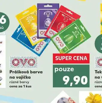 Kaufland Prášková barva na vajíčka nabídka