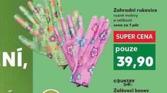 Kaufland Zahradní rukavice nabídka