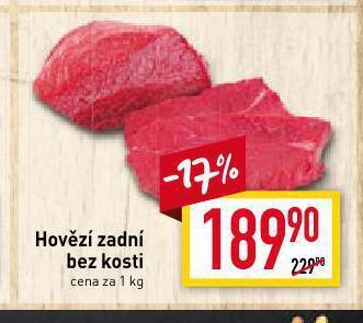Billa Hovězí zadní bez kosti nabídka