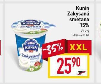 Billa Kunín zakysaná smetana nabídka