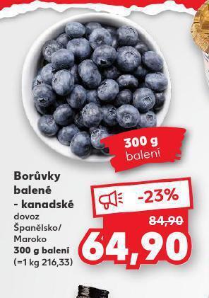 Kaufland Borůvky kanadské nabídka