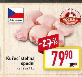 Billa Kuřecí stehna spodní nabídka