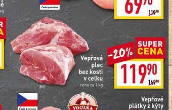 Billa Vepřová plec bez kosti nabídka