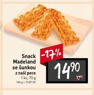 Billa Snack madeland se šunkou nabídka