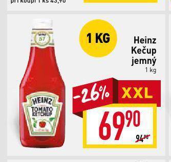 Billa Heinz kečup jemný nabídka