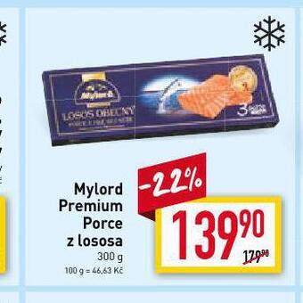 Billa Mylord premium porce z lososa nabídka