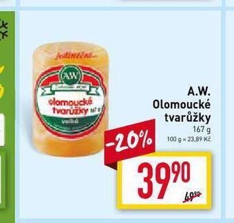 Billa Olomoucké tvarůžky nabídka