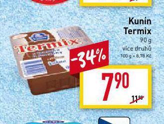 Billa Kunín termix nabídka