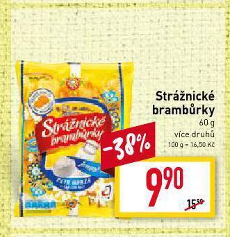 Billa Strážnické brambůrky nabídka