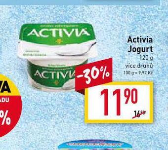 Billa Activia jogurt nabídka